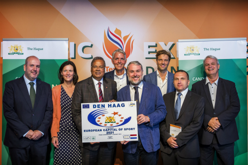 Den Haag, 10 augustus 2016. Bid European Capital of Sport 2021.